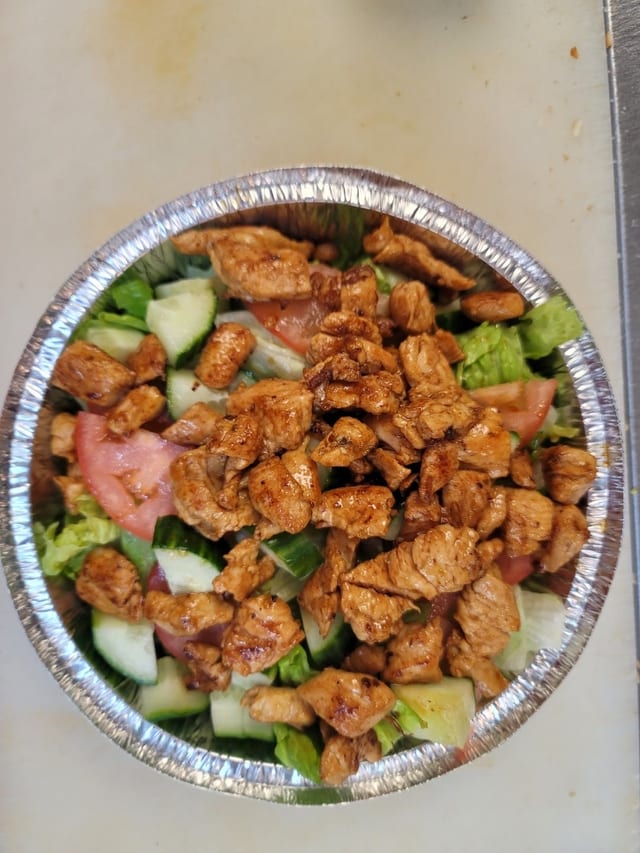 Grilled Chicken Caesar Salad.