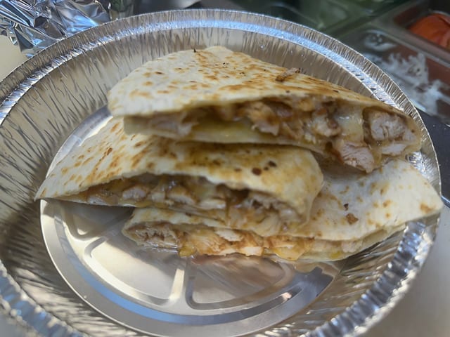 Buffalo Chicken Quesadilla.
